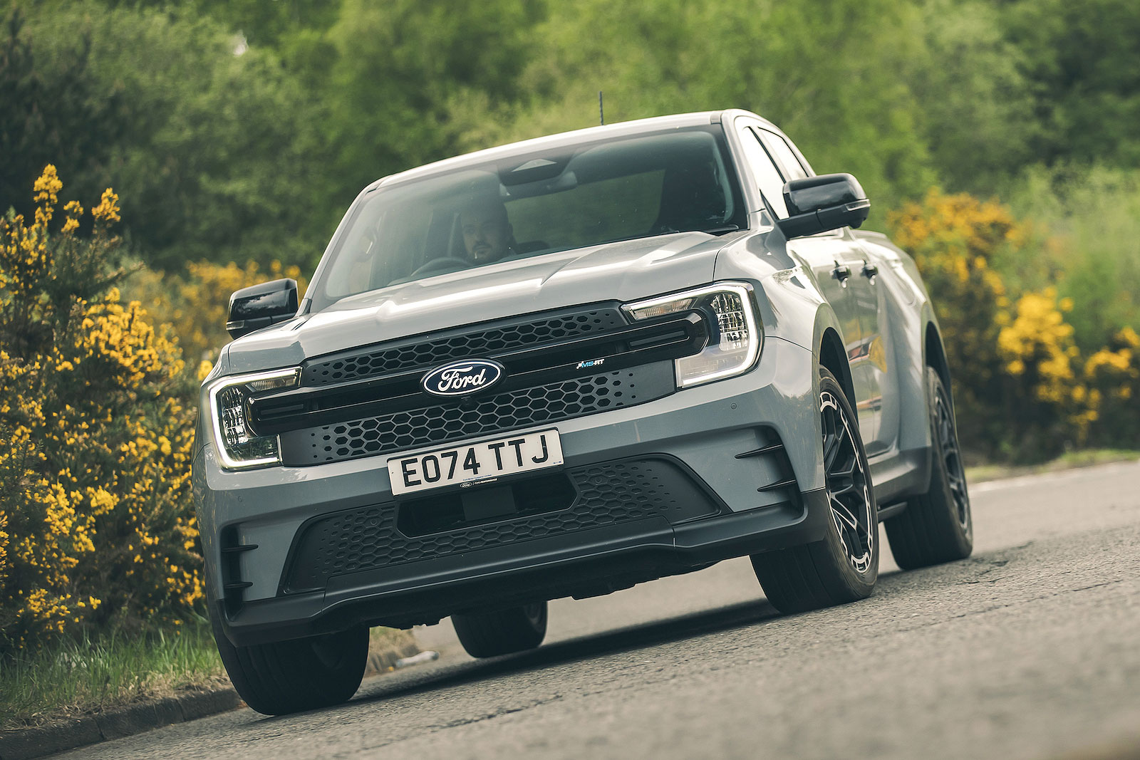 Ford Ranger front cornering