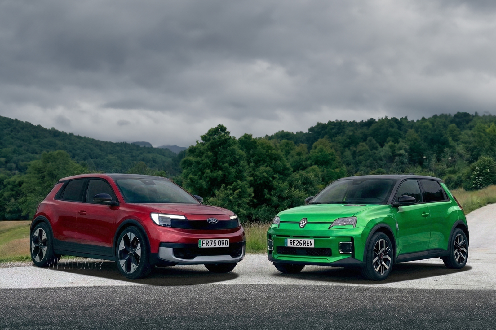 Renault 5 and new Fiesta