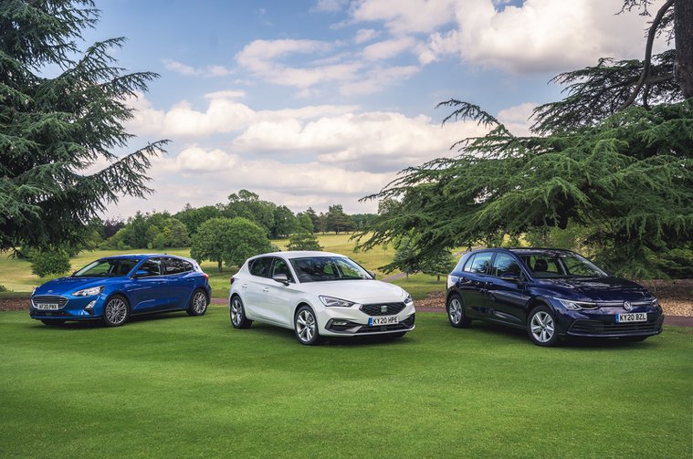New Volkswagen Golf and Seat Leon vs Ford Focus