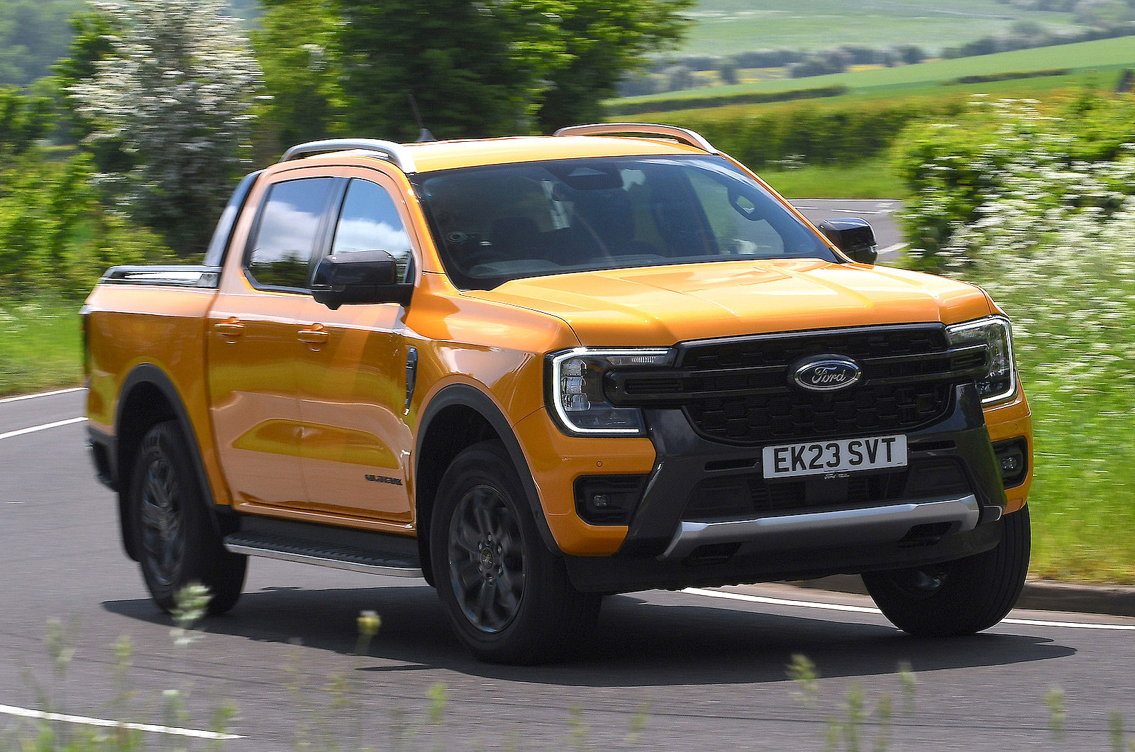 Ford Ranger front cornering