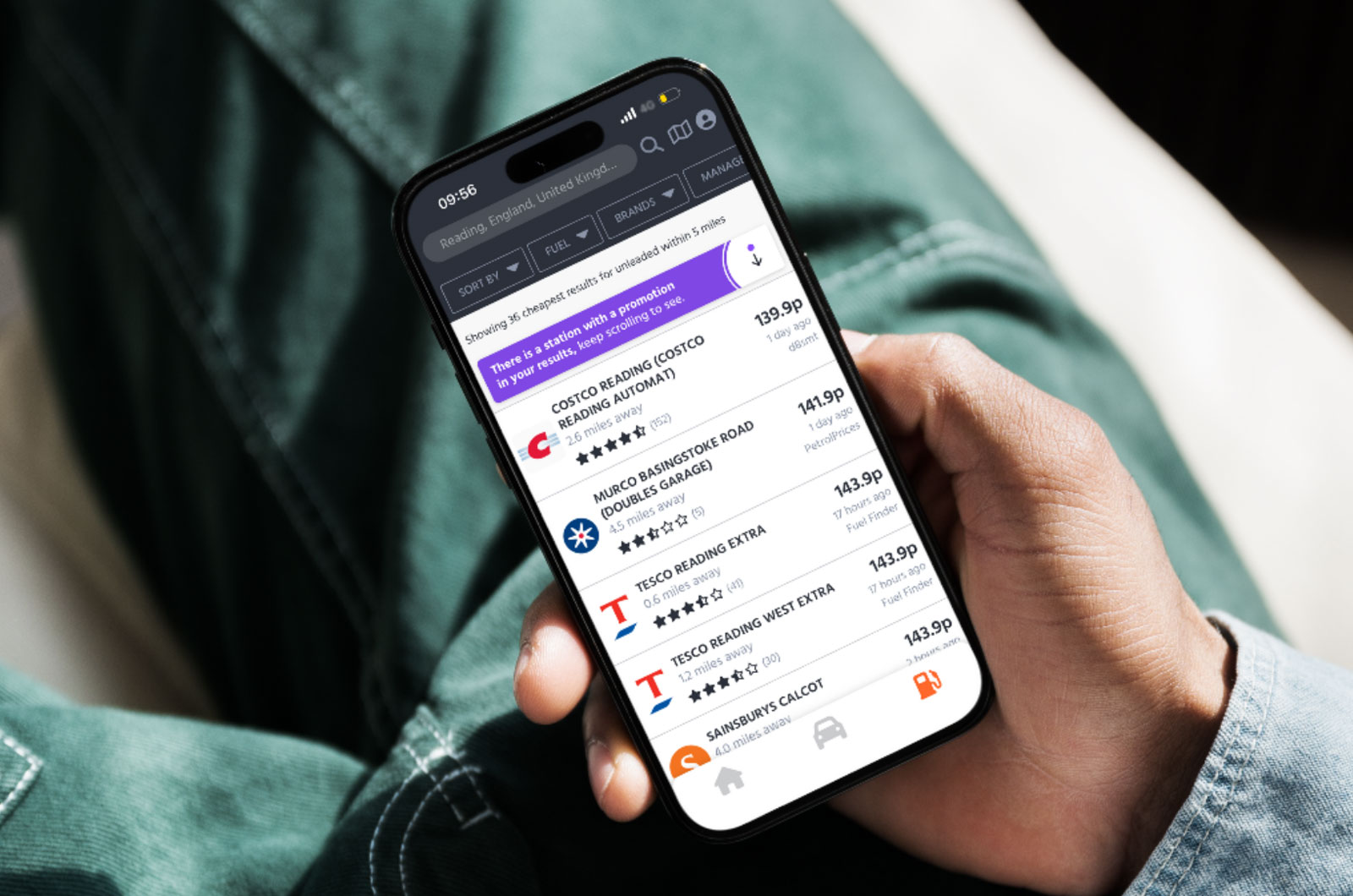Fuel finder app