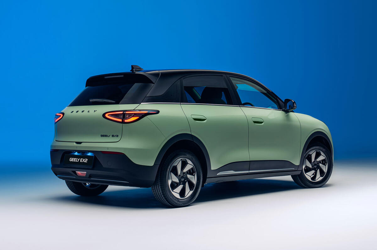 Geely EX2 rear static