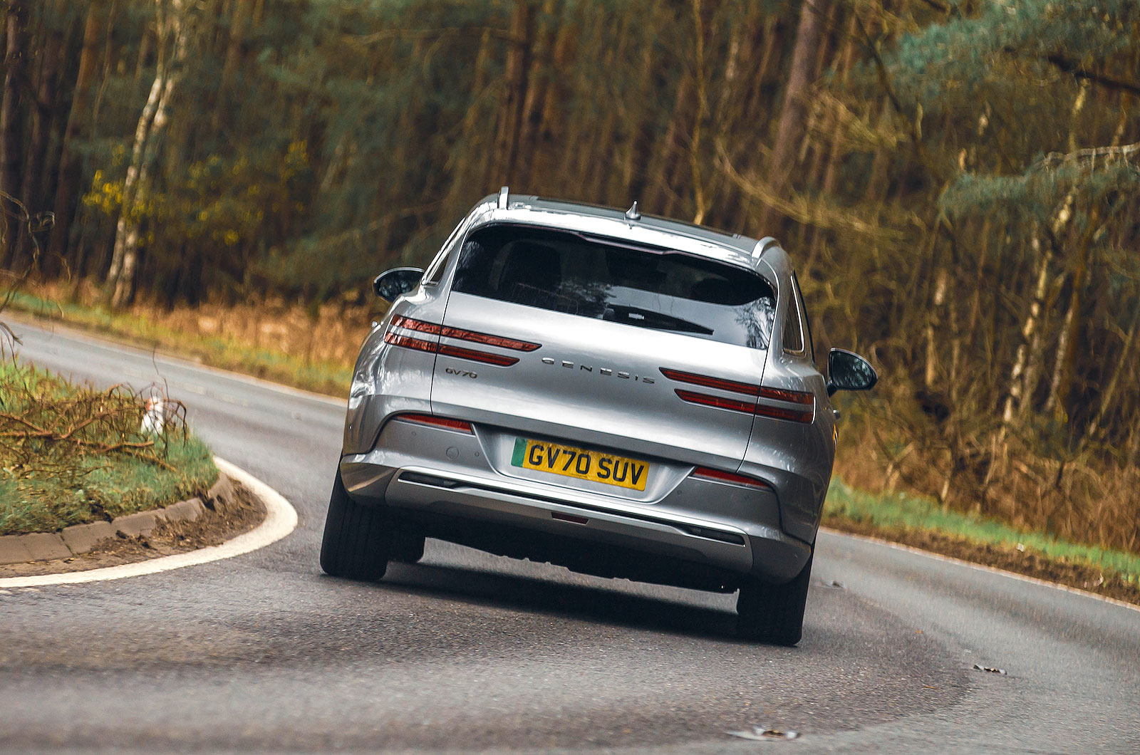 Genesis Electrified GV70 rear cornering