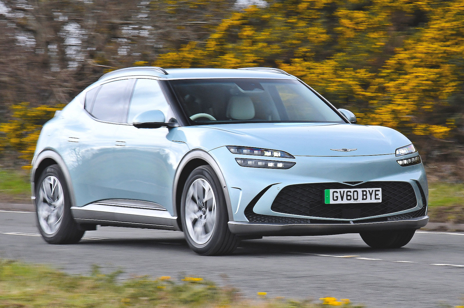 Genesis GV60 front right driving