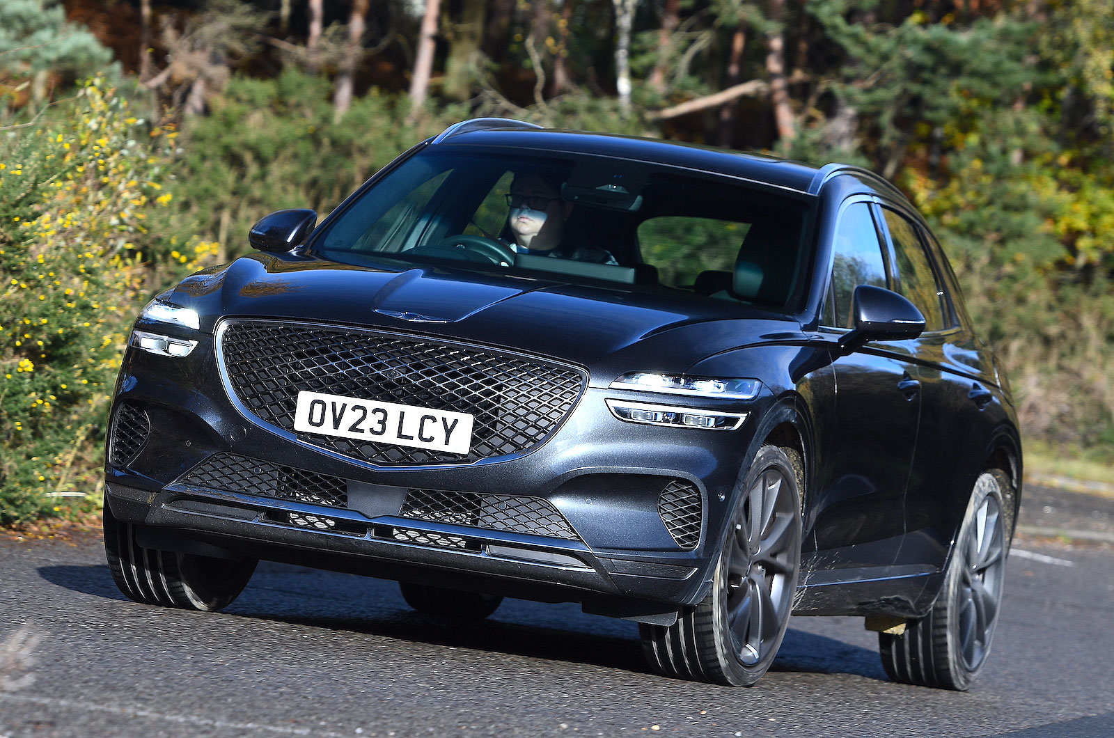 Genesis GV70 front cornering