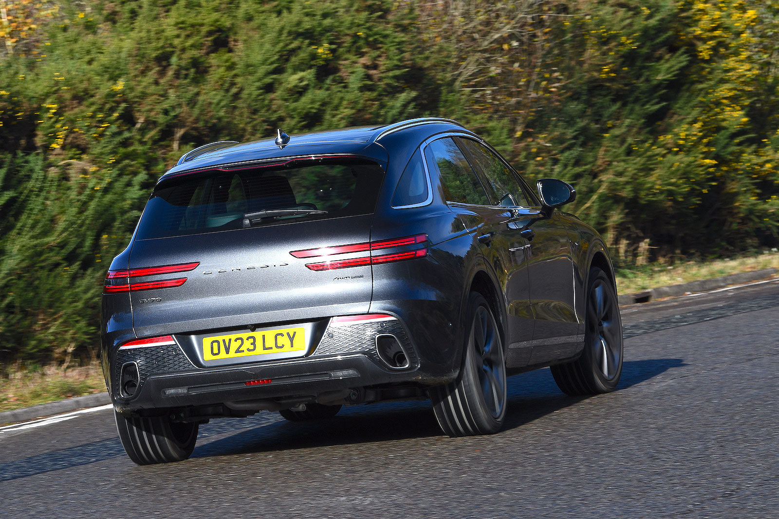 Genesis GV70 rear cornering
