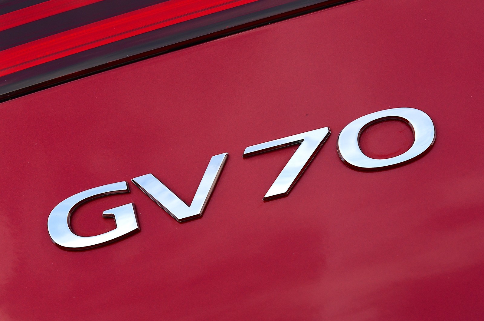 New Genesis GV70 badge