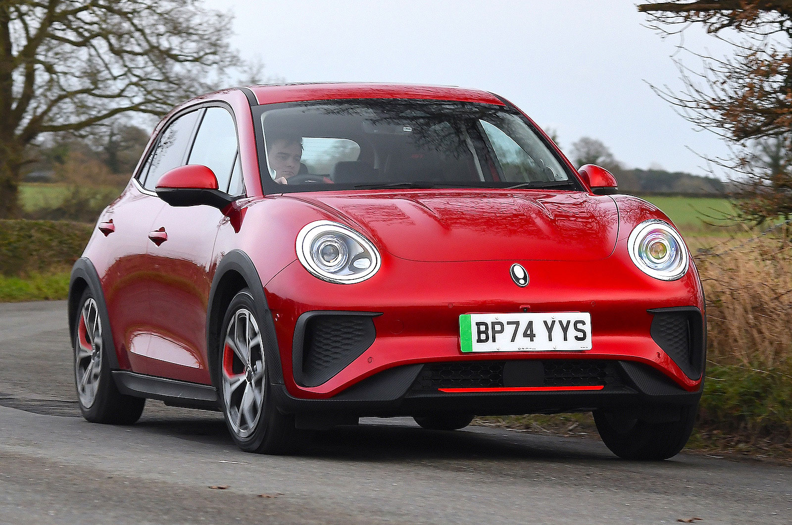 GWM Ora 03 GT front cornering