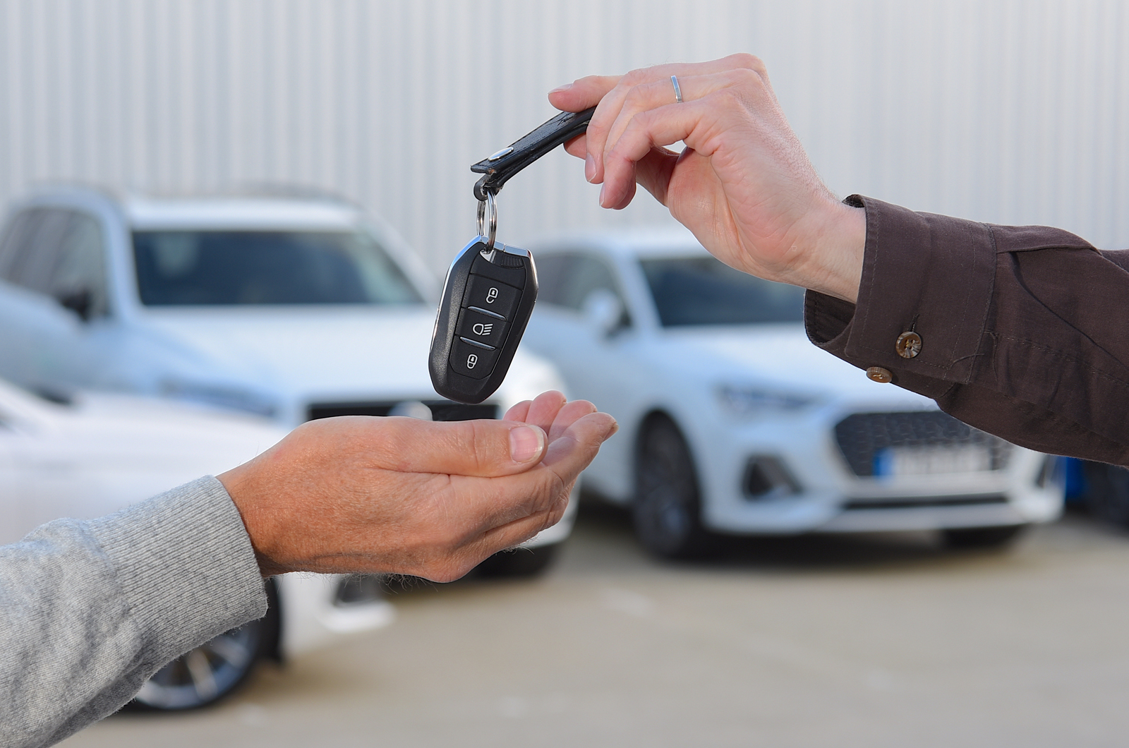 Handing over keys