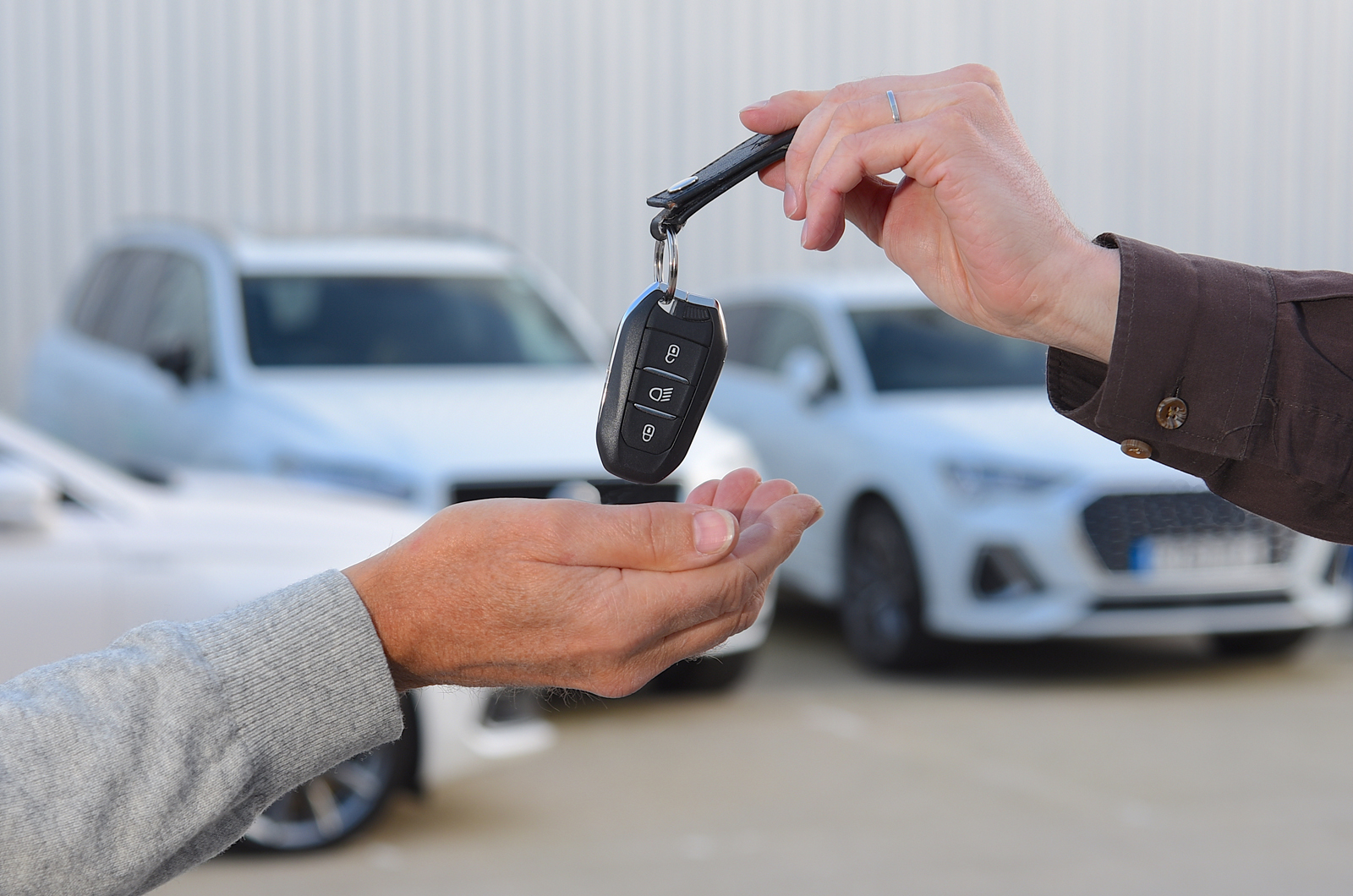 Handing over keys
