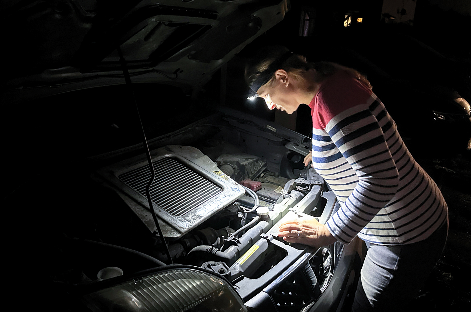 Head torch testing