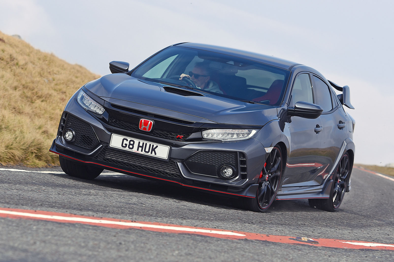 Honda Civic Type R driving