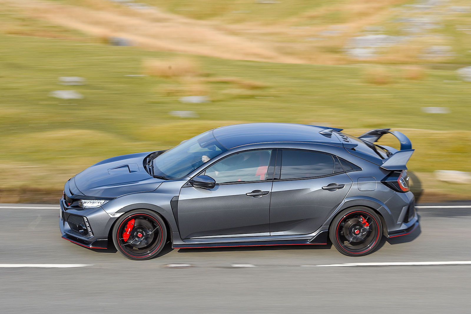 Honda Civic Type R driving