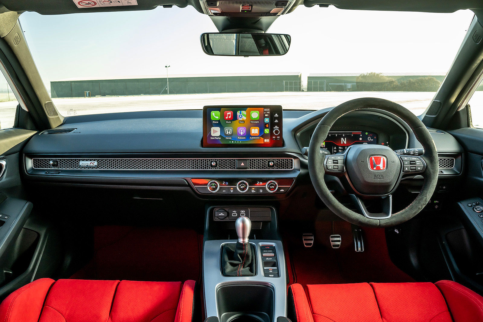 Honda Civic Type R interior dashboard