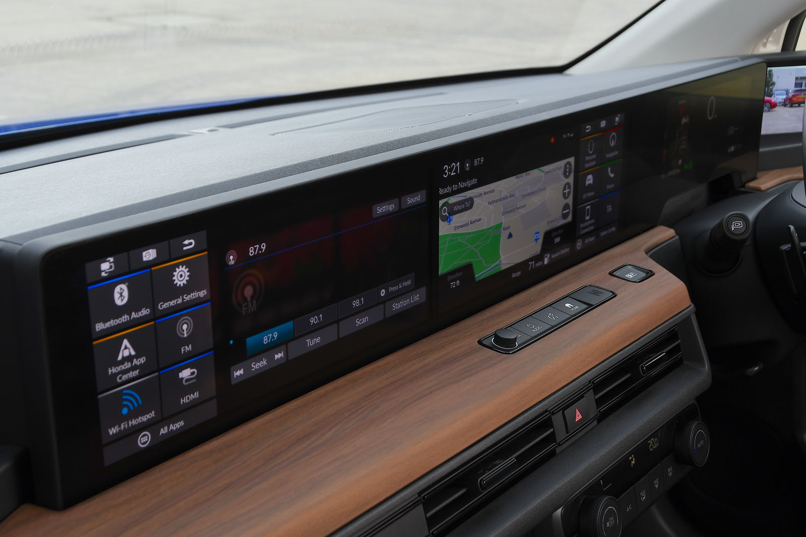 Honda e infotainment