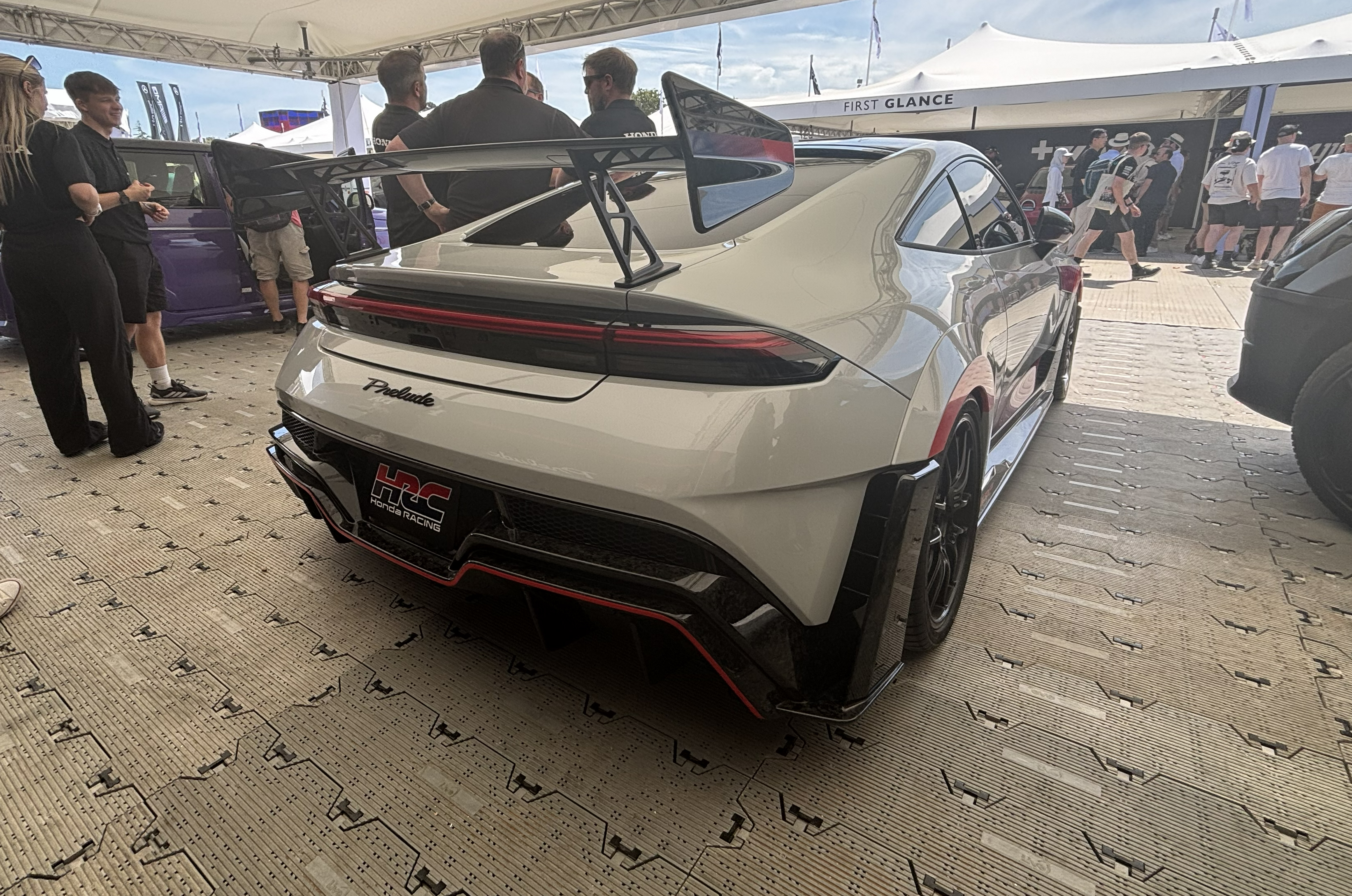 Honda Prelude HRC Concept rear static Goodwood FOS