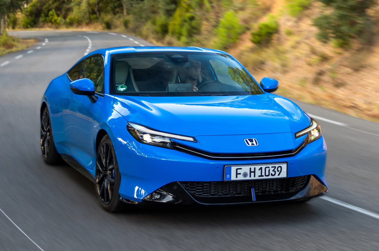 Honda Prelude driving