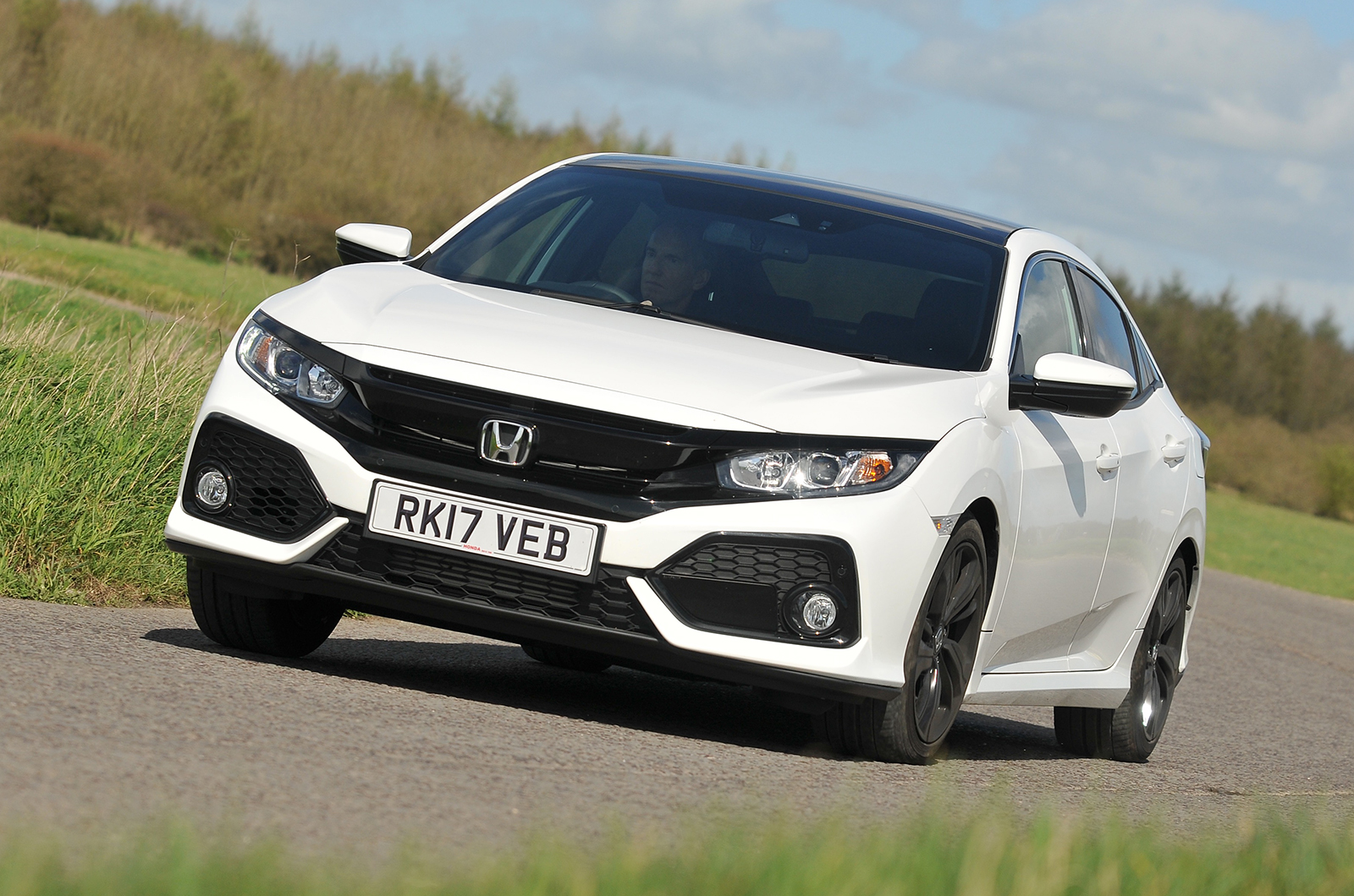 Honda Civic front cornering