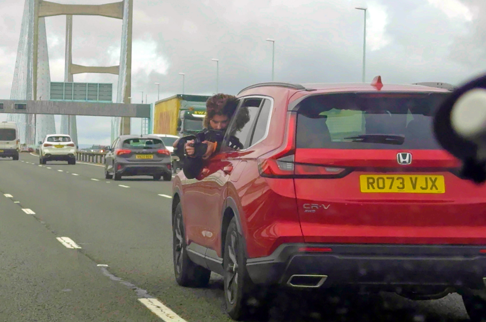 Honda CR-V long termer used as for filming