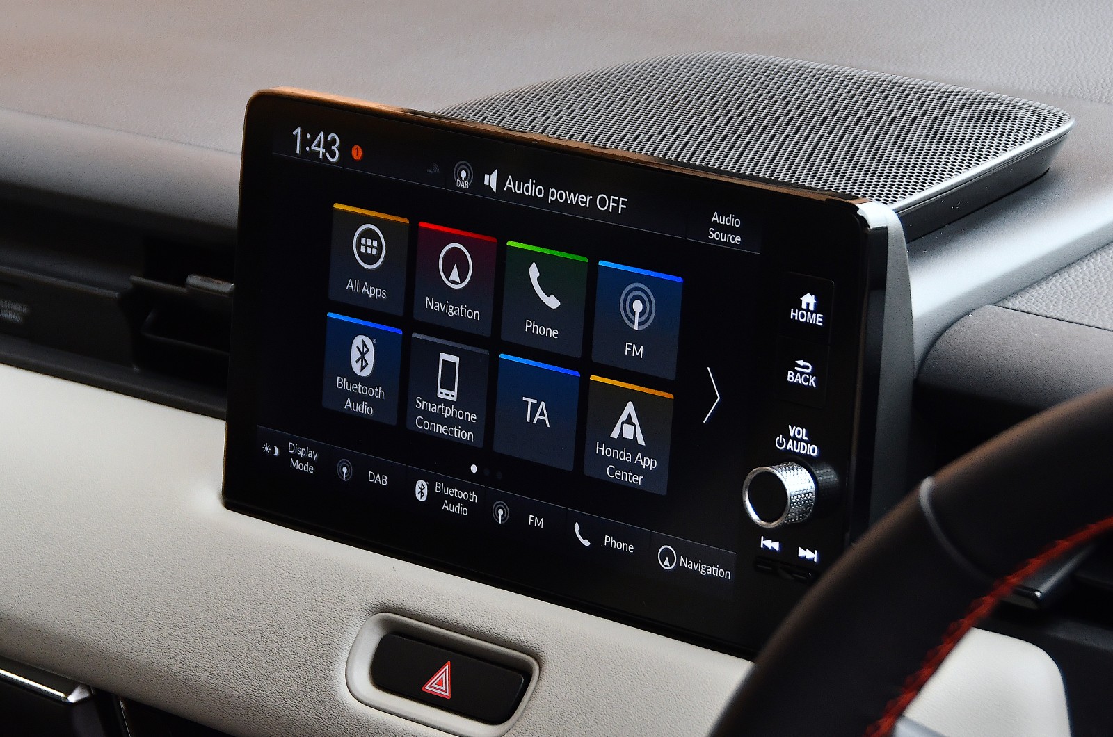 New Honda HR-V infotainment