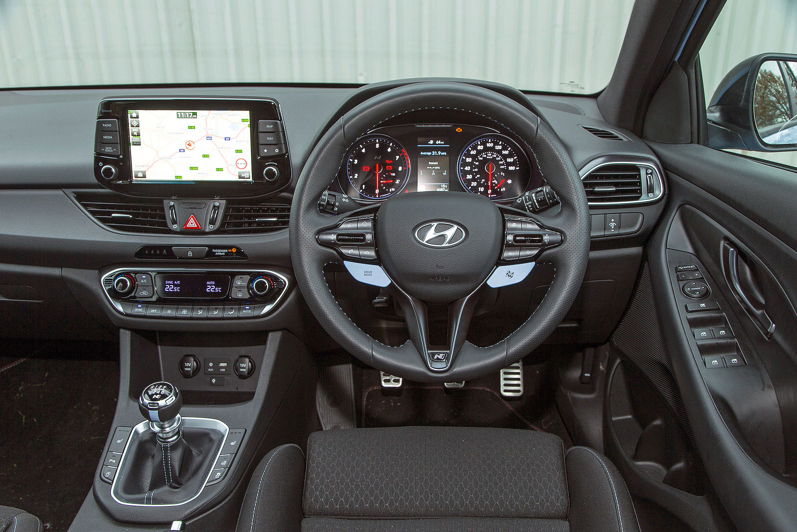 Hyundai i30 N interior dashboard