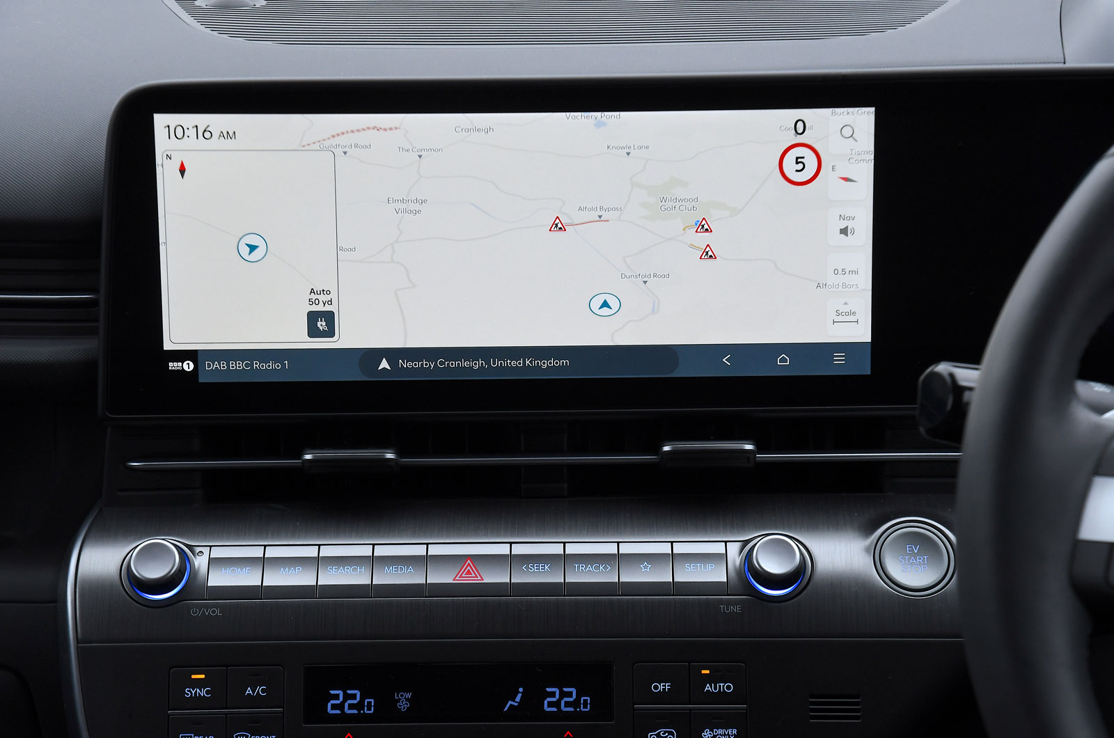 Best car infotainment systems Hyundai Kona EV
