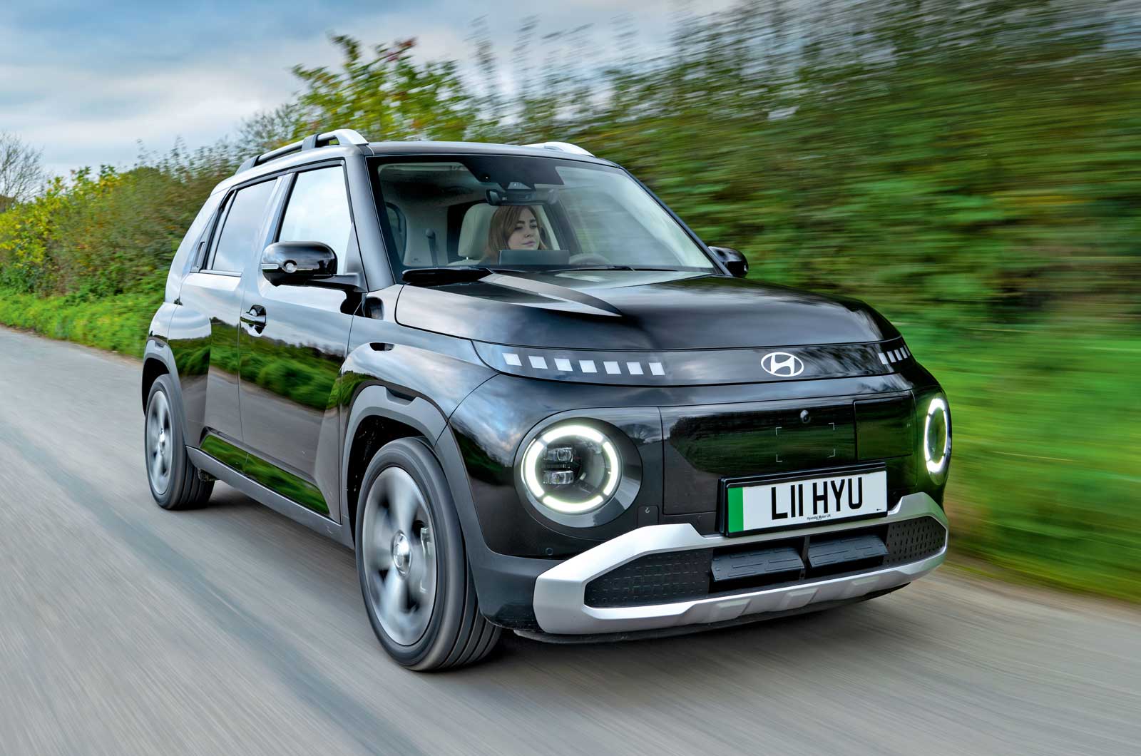 Hyundai Inster front driving