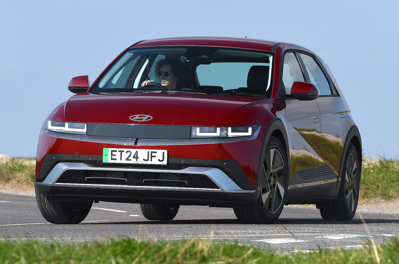 Hyundai Ioniq 5 front cornering