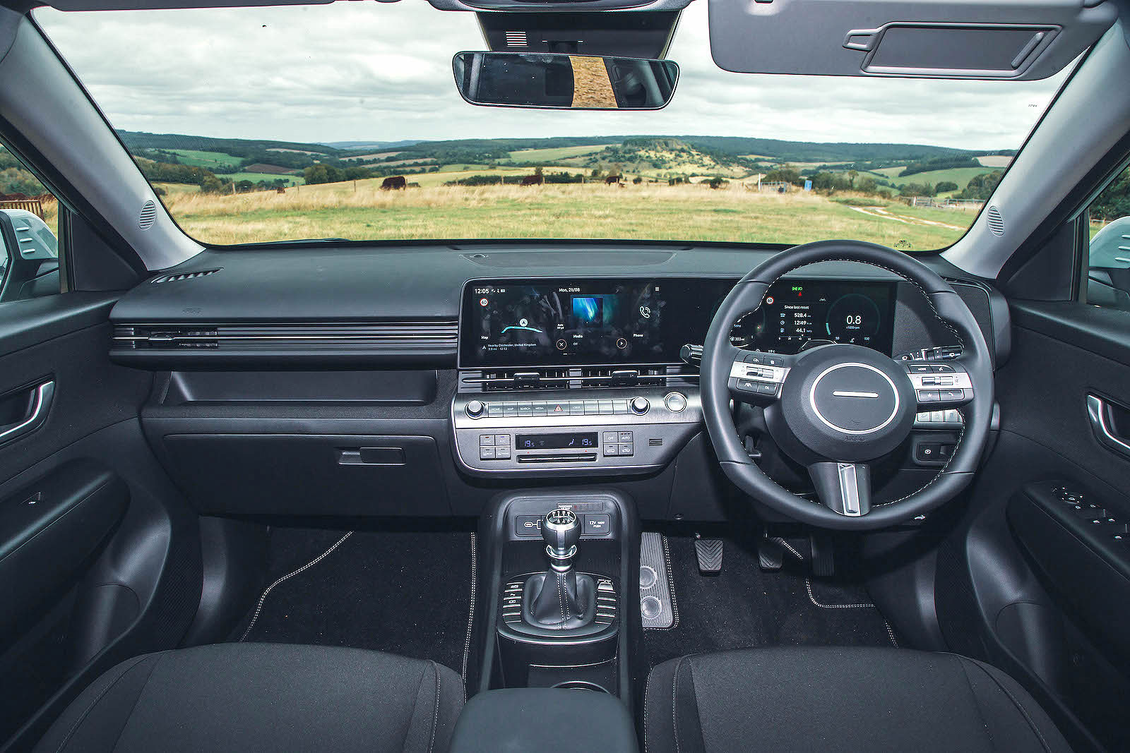Hyundai Kona interior dashboard
