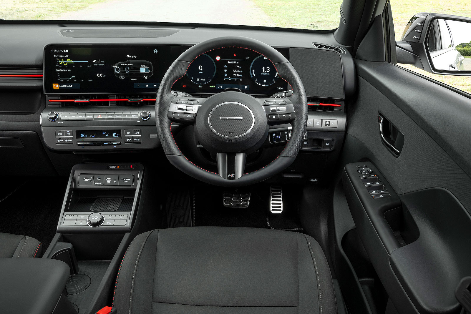 Hyundai Kona dashboard