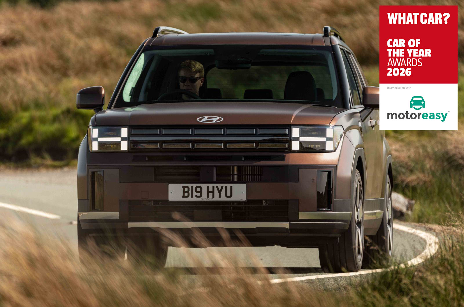 Hyundai Santa Fe driving