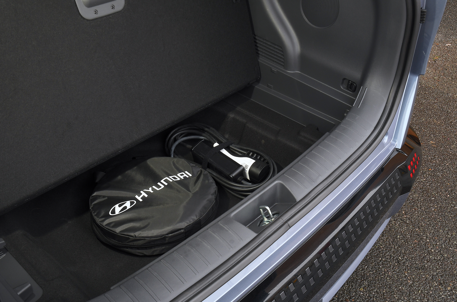Hyundai Kona Electric charging cable storage