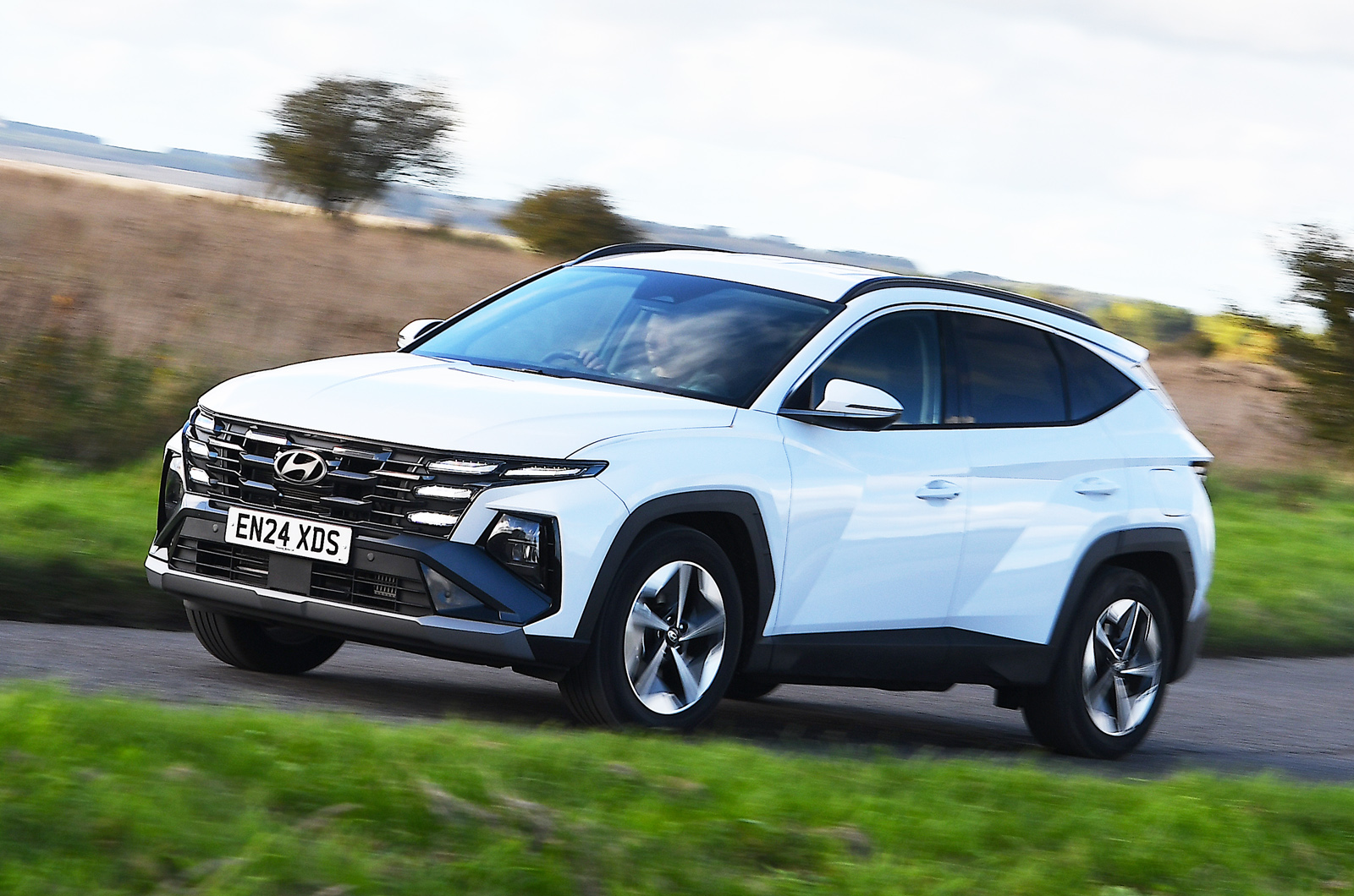 Hyundai Tucson front driving