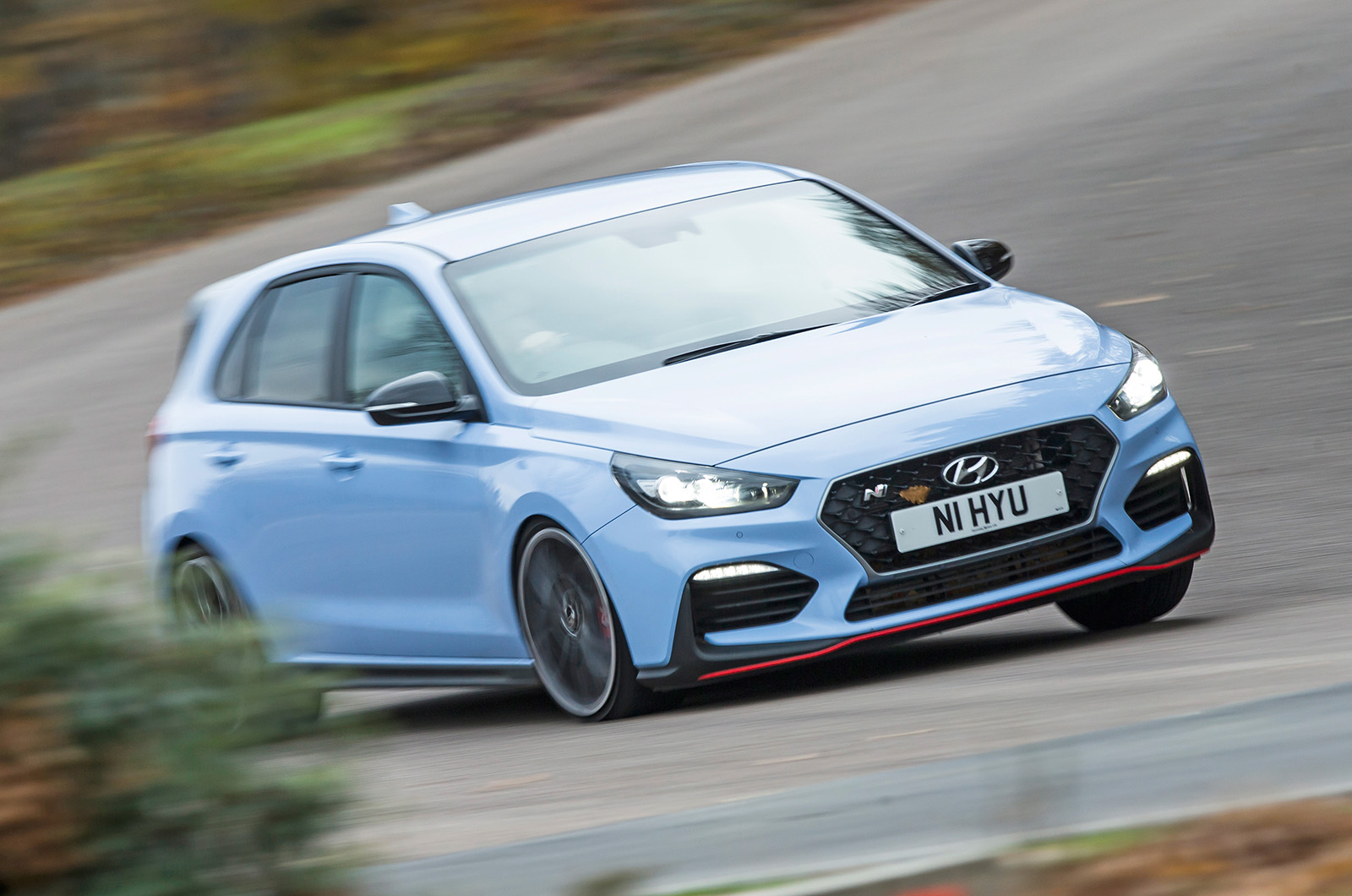 Hyundai i30N front corner