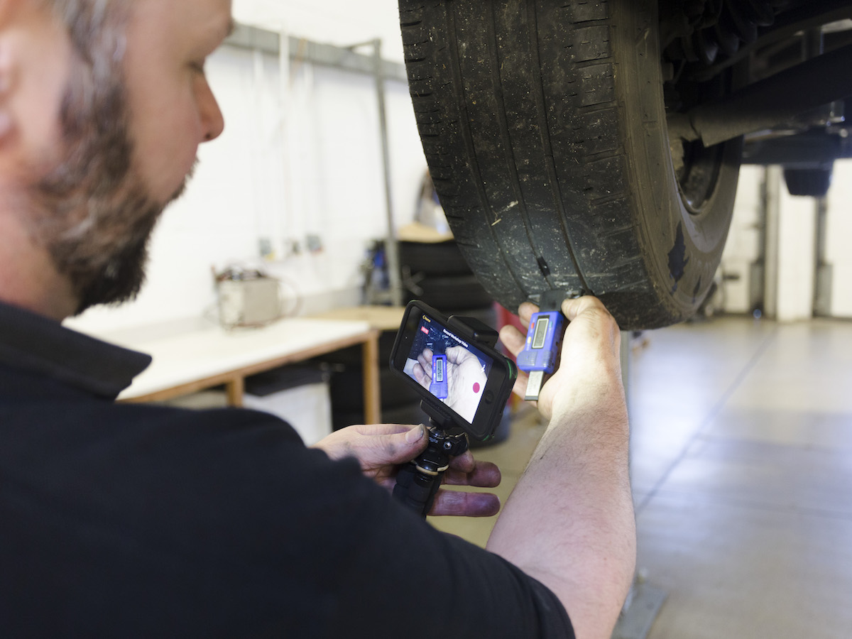Van Centre technicians also provide customers with a video that lets them see areas of concern, without having to duck their head under the vehicle themselves.
