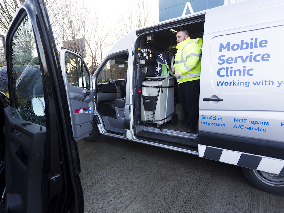 George is one of three Cordwallis Mobile Service Technicians – based in Oxford, Heathrow and Maidenhead – who cover the area around the M4 and M25 corridors