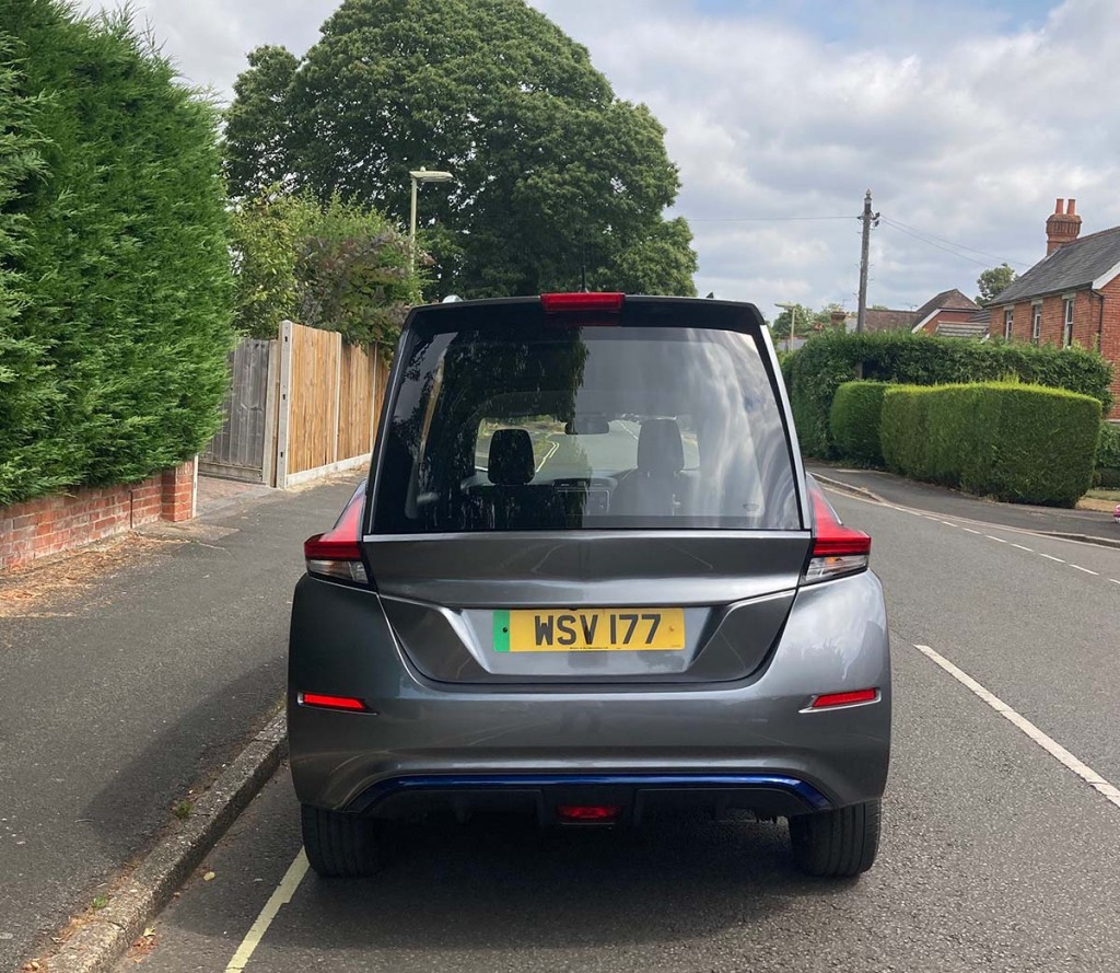 Nissan Leaf electric hearse rear 
