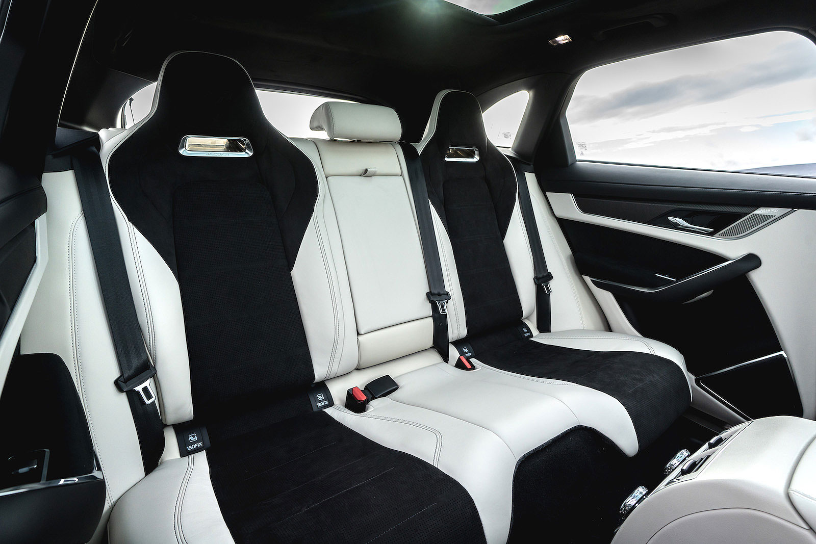 Jaguar F-Pace SVR interior back seats