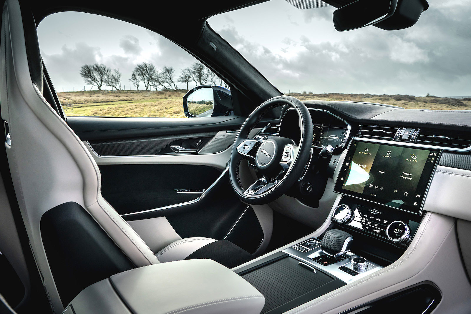 Jaguar F-Pace SVR interior dashboard