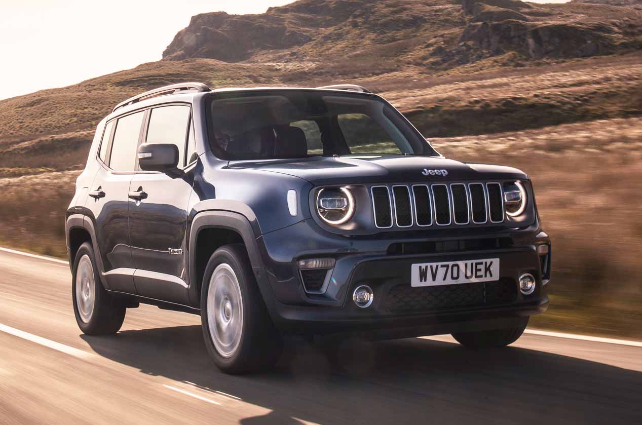 Jeep Renegade front right driving
