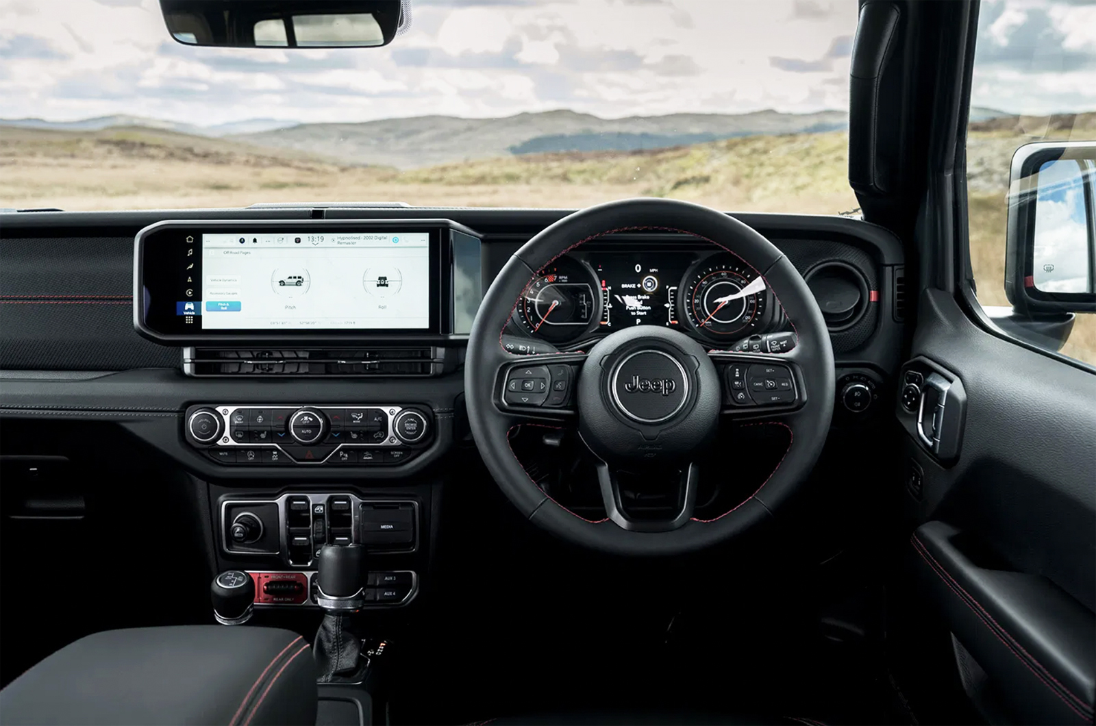 Jeep Wrangler dashboard