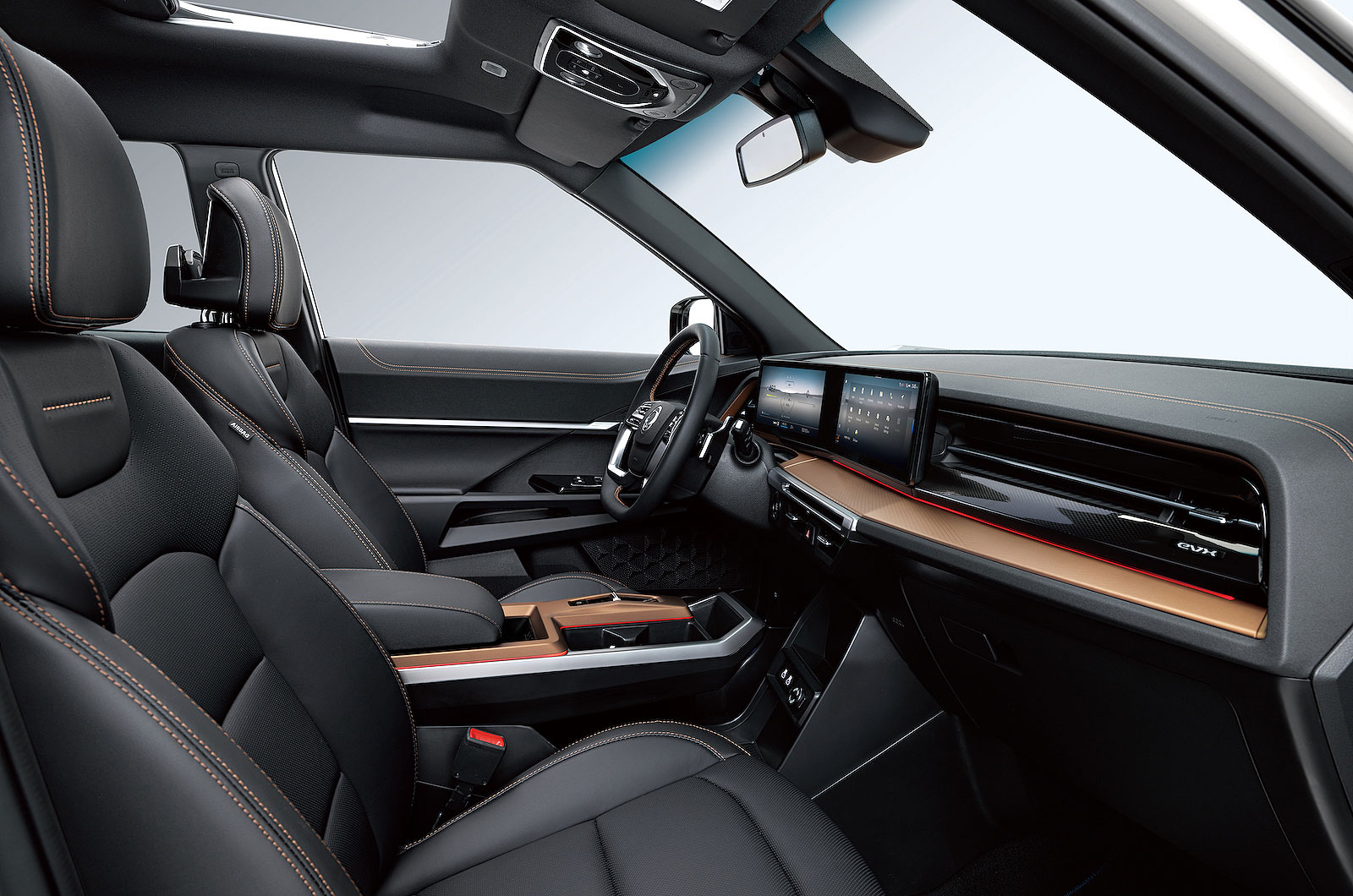 KGM Torres EVX interior front seats