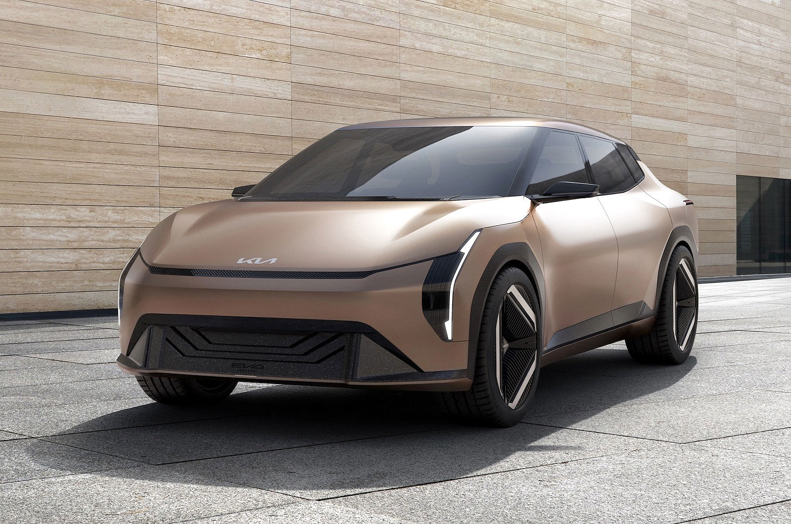 Kia Concept EV4 front left static