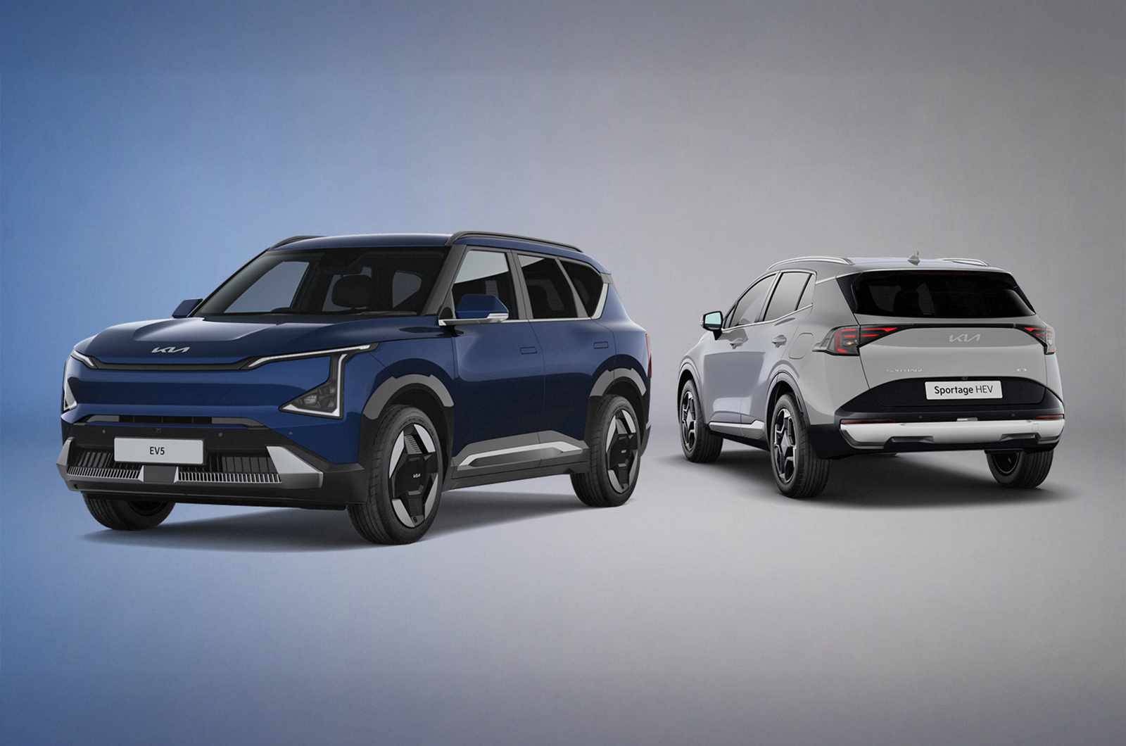 Kia EV5 and Kia Sportage Storm trim