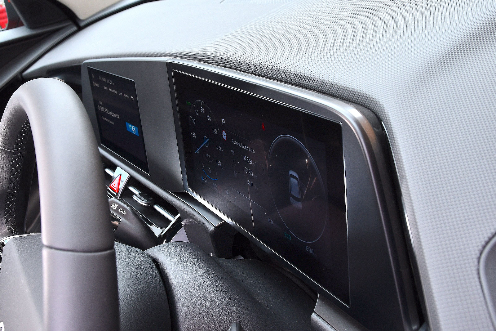 Kia Niro EV interior driver display
