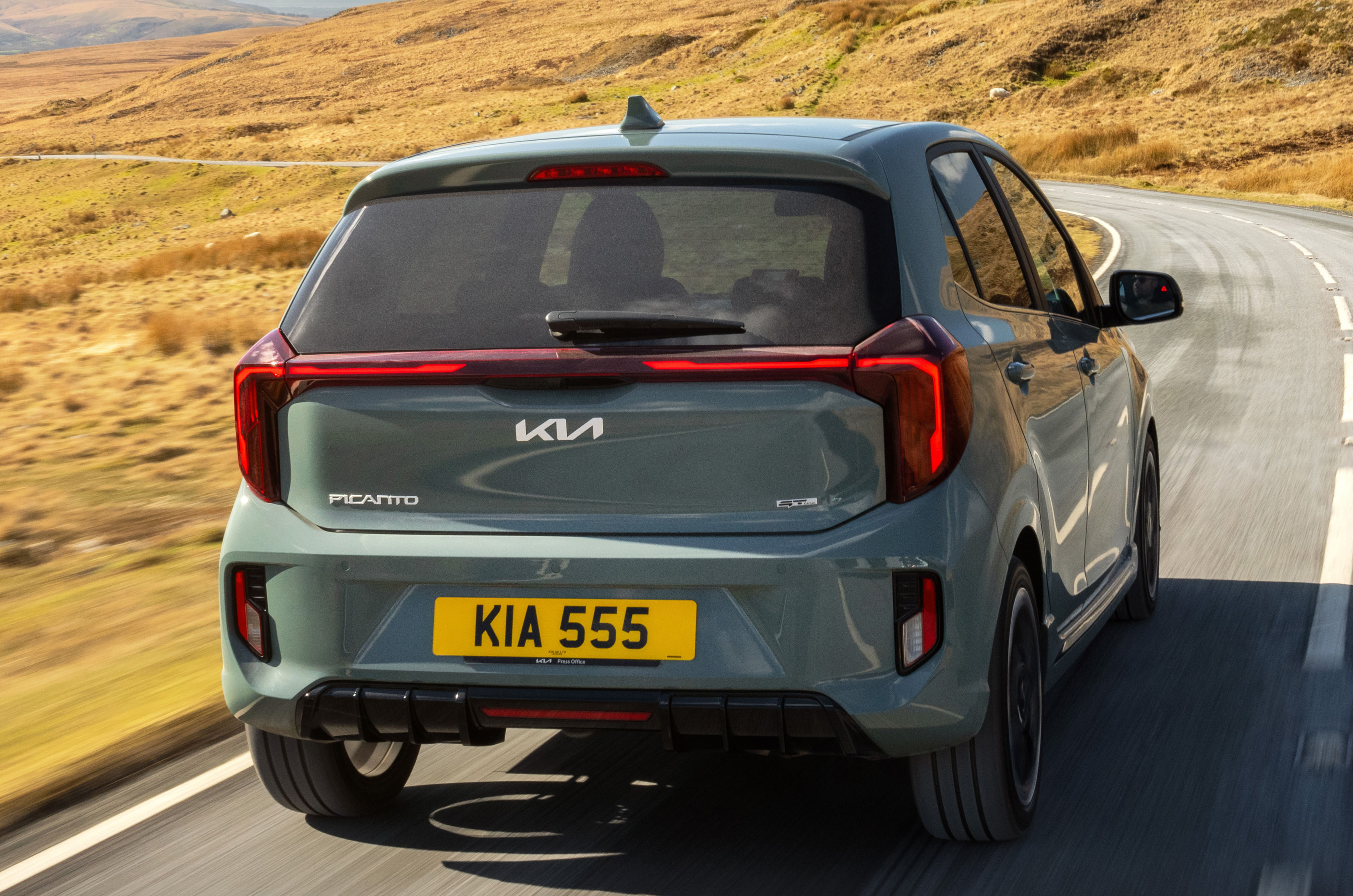 Kia Picanto rear driving