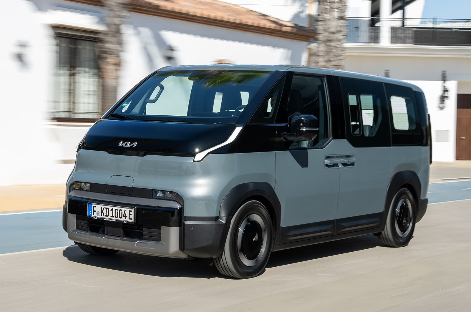 Kia PV5 driving