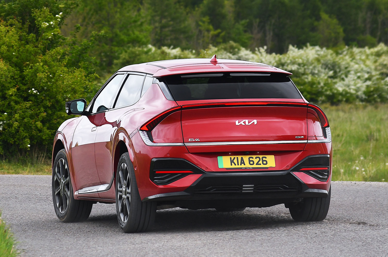 Kia EV6 rear cornering