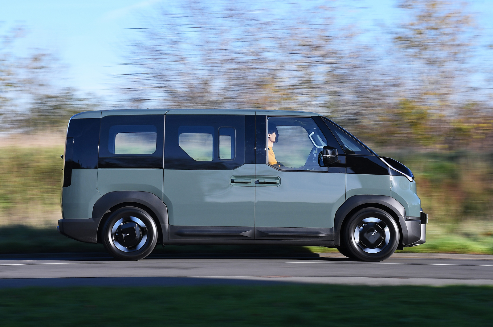 Kia PV5 side driving