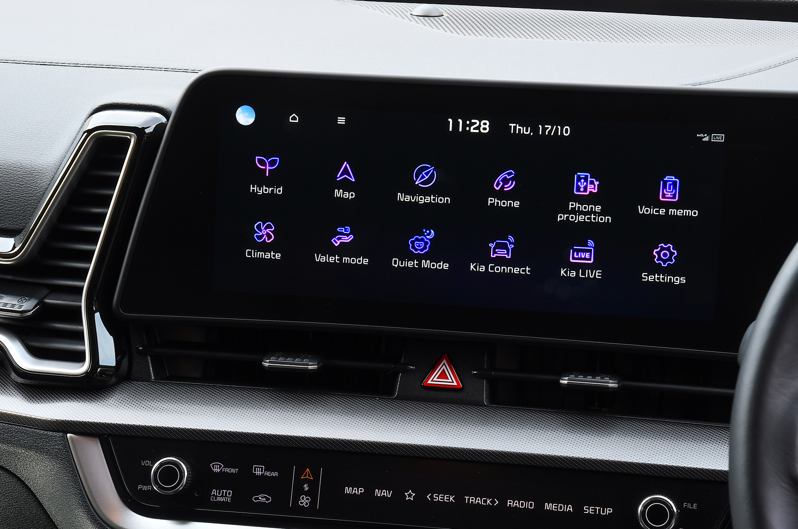 Kia Sportage touchscreen